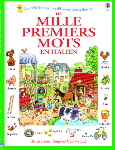 LES MILLE PREMIERS MOTS EN ITALIEN - Heather Amery - USBORNE