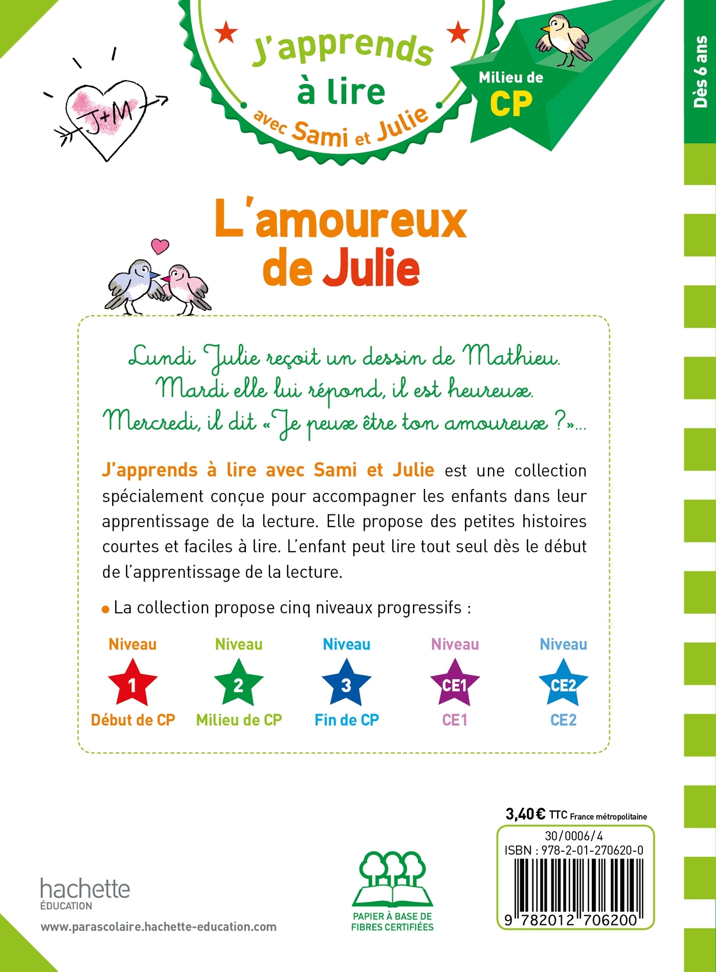 SAMI ET JULIE - L-AMOUREUX DE JULIE - Laurence Lesbre - HACHETTE EDUC