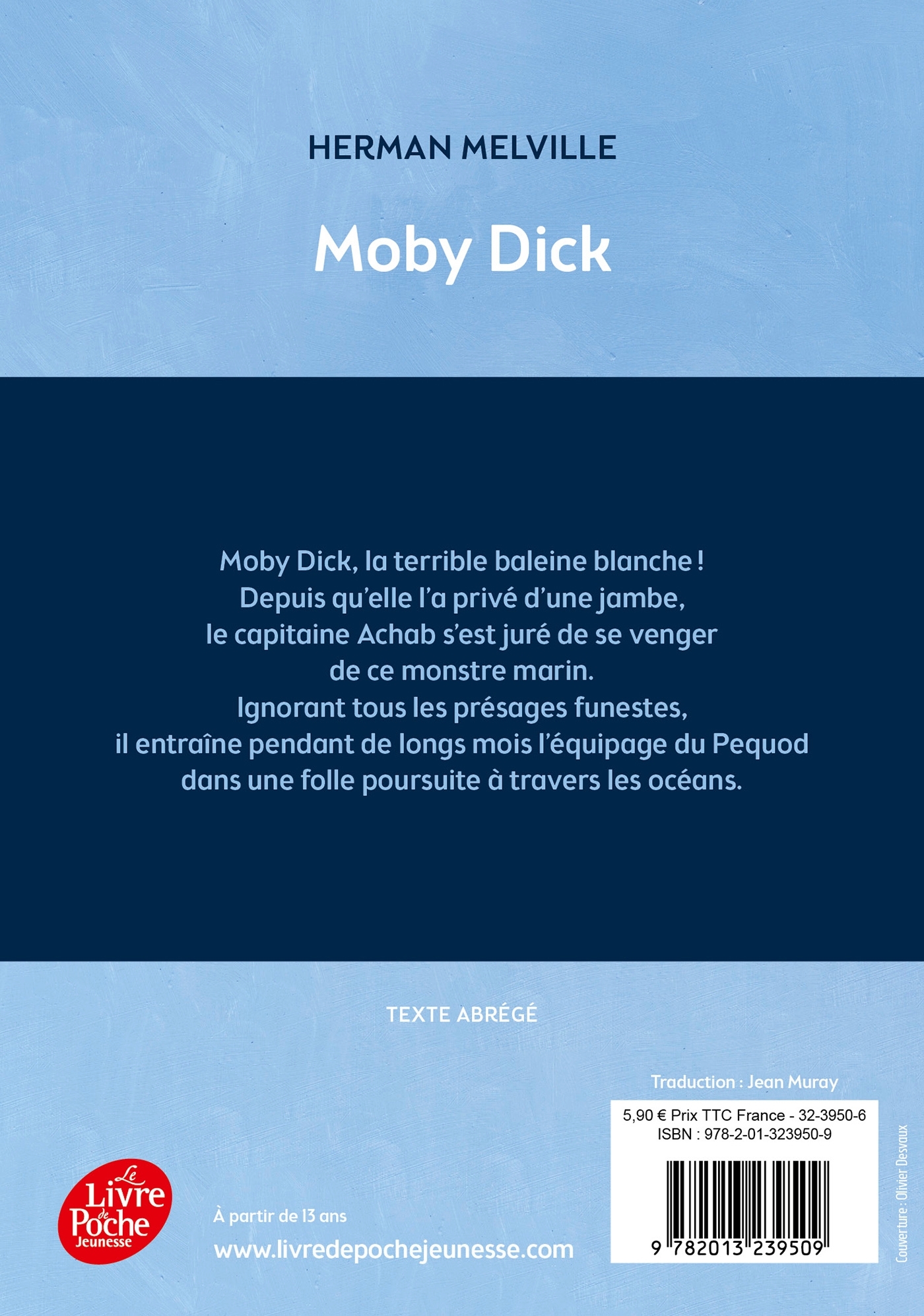 MOBY DICK ABREGE NE - Herman MELVILLE - POCHE JEUNESSE