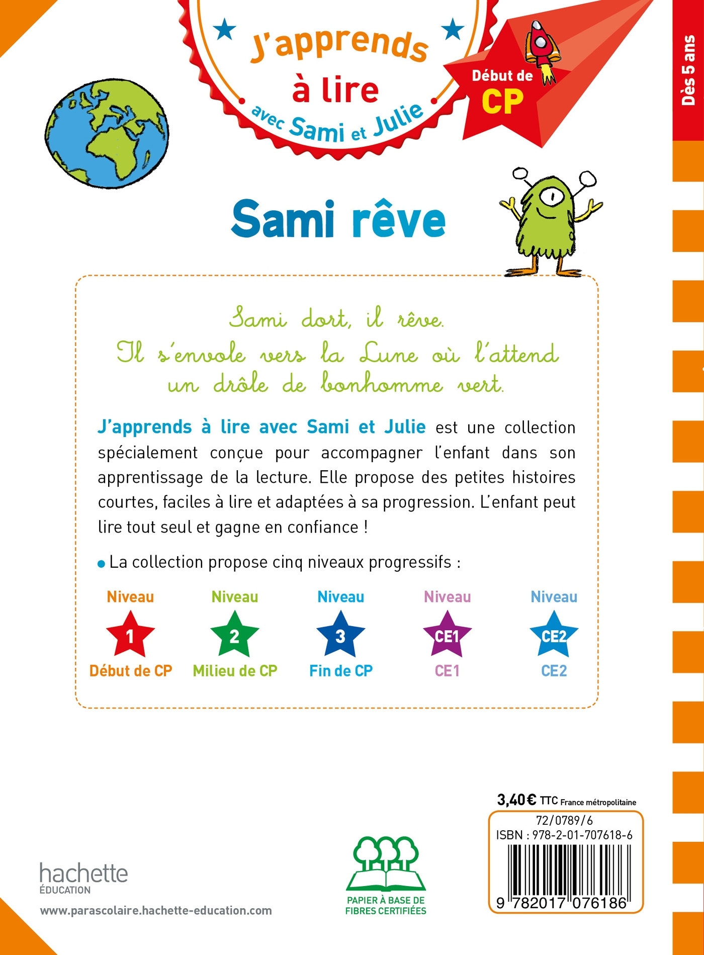 SAMI ET JULIE CP NIVEAU 1 SAMI REVE - Thérèse Bonté - HACHETTE EDUC