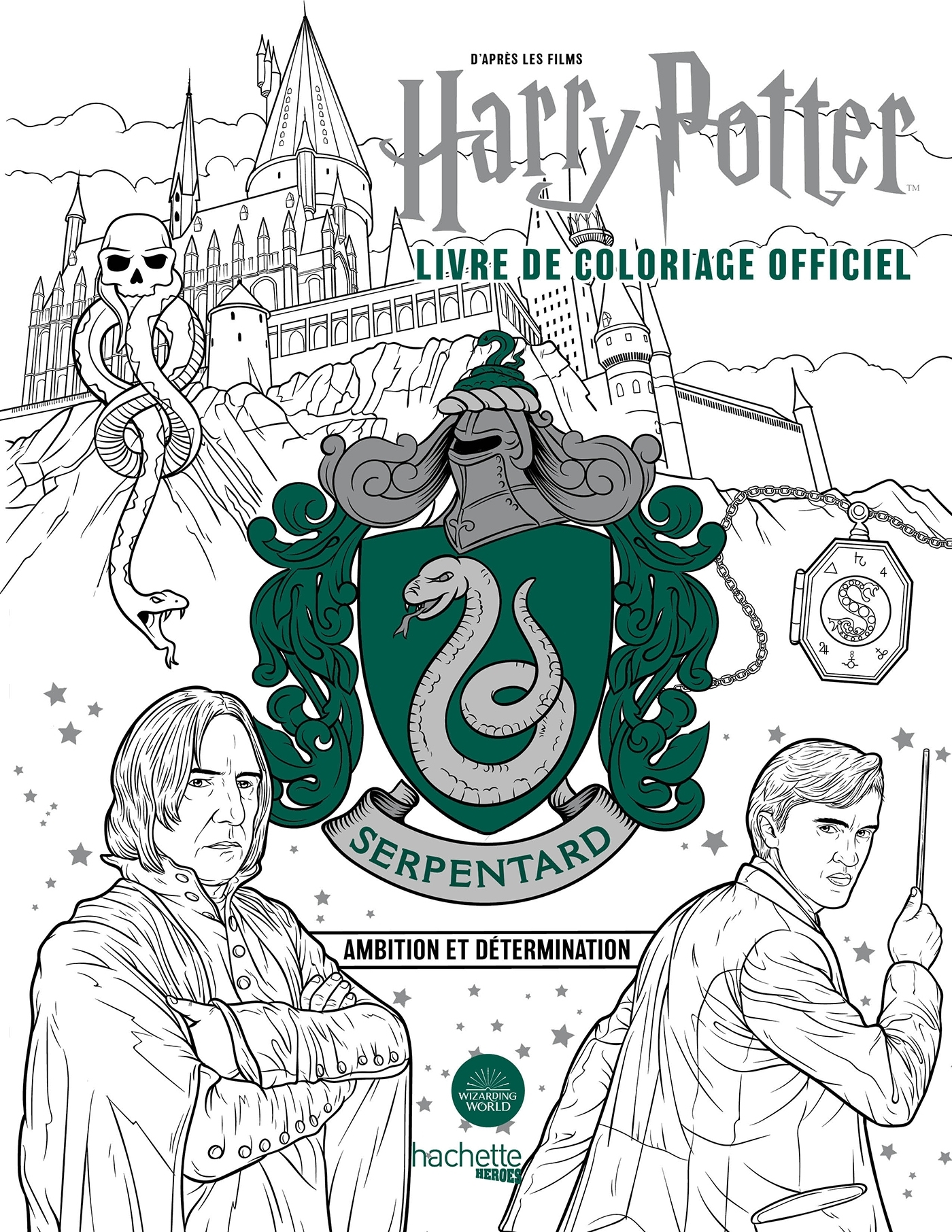 SERPENTARD  LIVRE DE COLORIAGE -   - HACHETTE HEROES