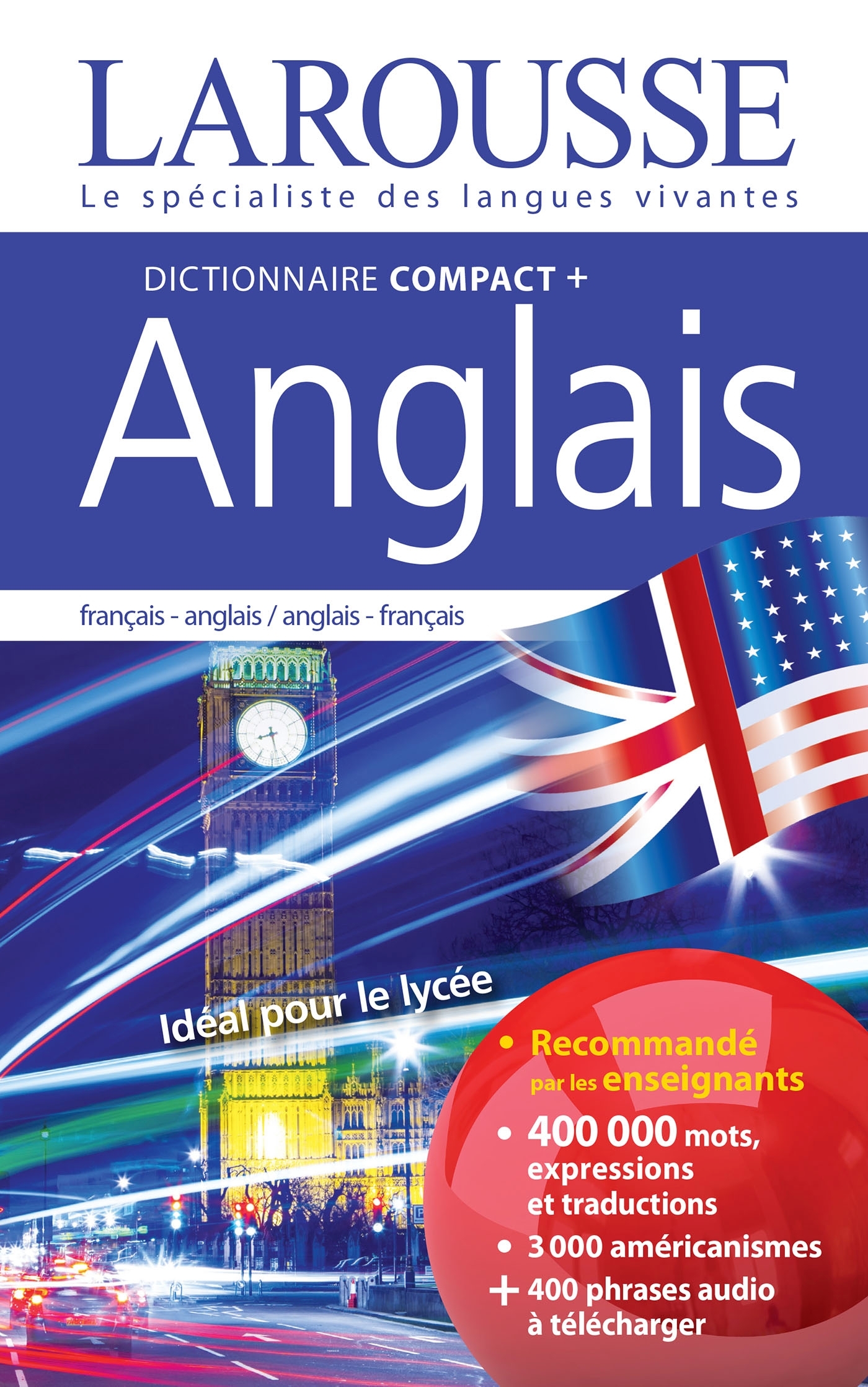 DICTIONNAIRE COMPACT PLUS FRANCAIS-ANGLAIS -  Collectif - LAROUSSE