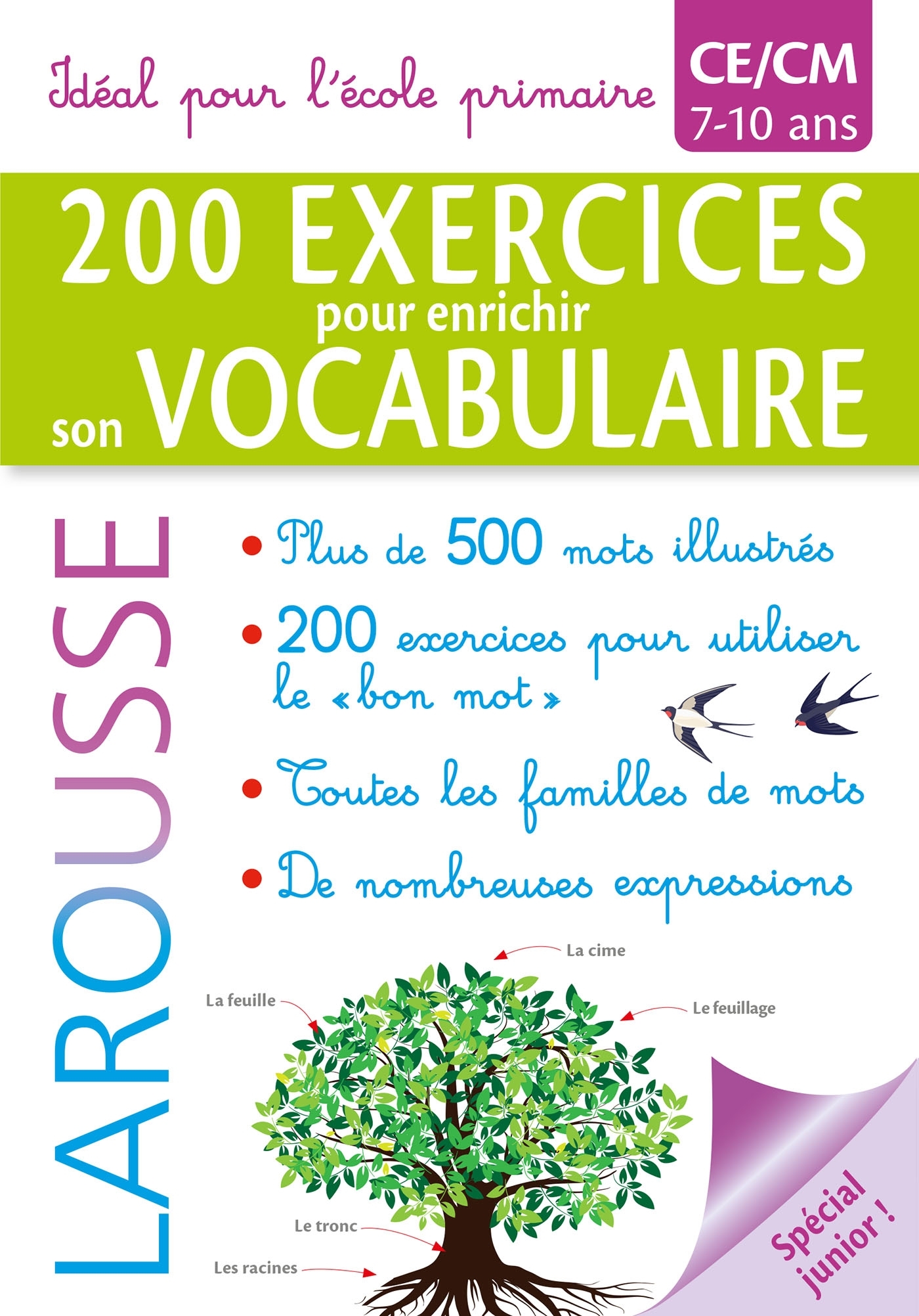 200 EXERCICES POUR ENRICHIR SON VOCABULAIRE - CE/CM - Line Sommant - LAROUSSE