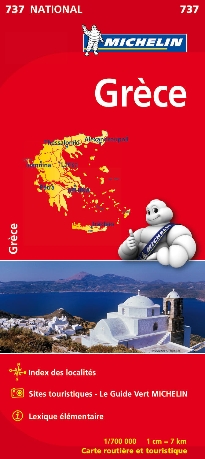 Carte Nationale Grèce / Griekenland - XXX - MICHELIN