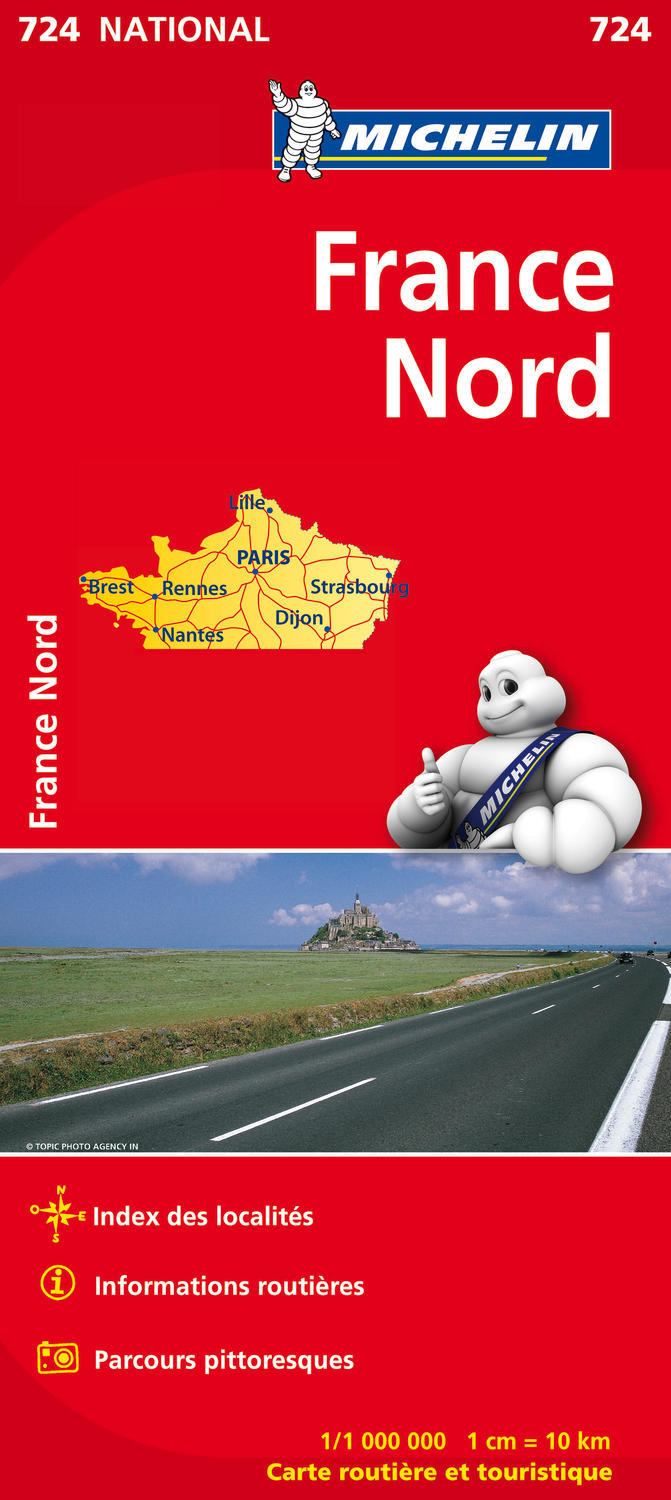 CARTE NATIONALE FRANCE NORD 2015 - XXX - MICHELIN