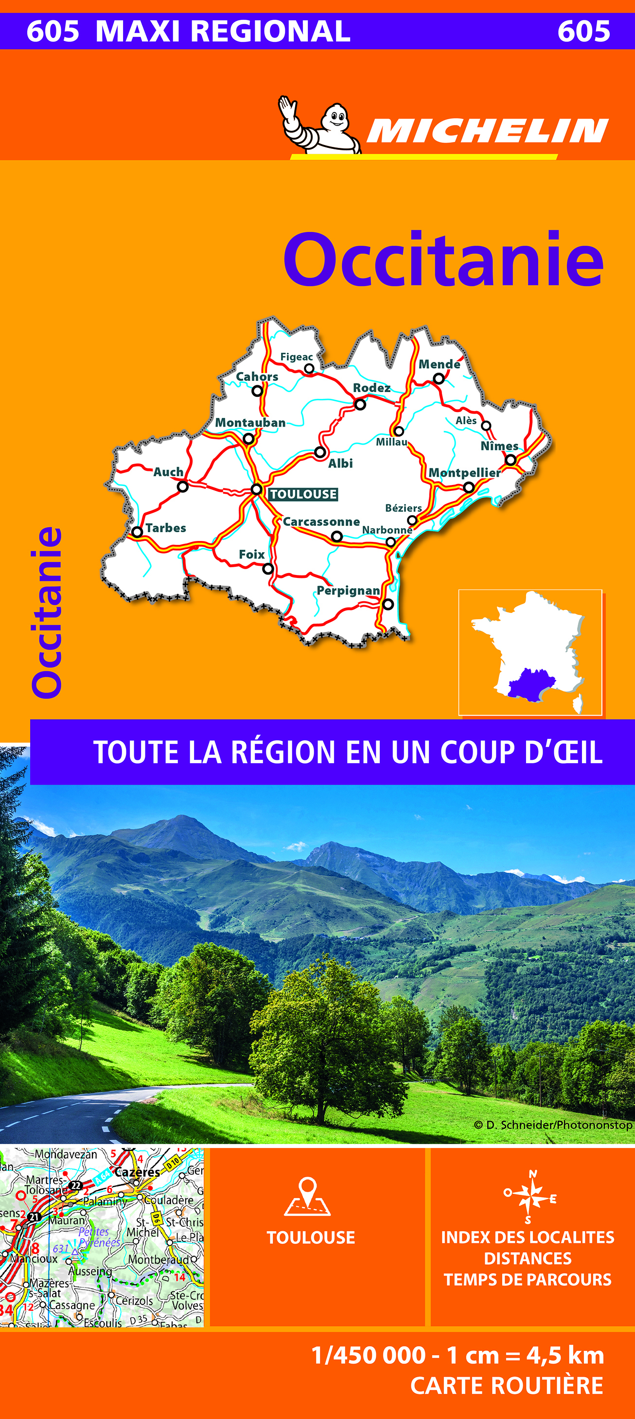 Carte Régionale Maxi - Occitanie - XXX - MICHELIN