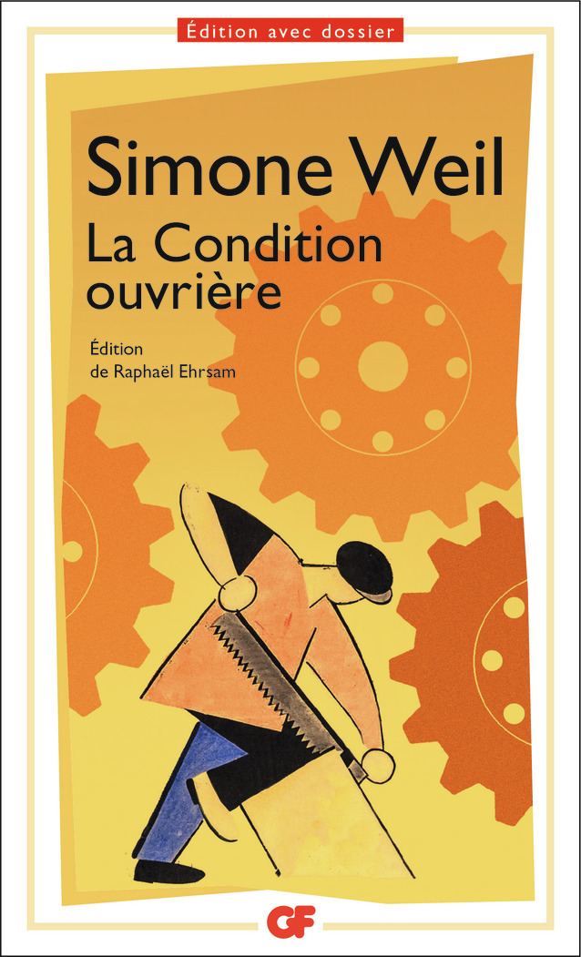 LA CONDITION OUVRIERE - PREPAS SCIENTIFIQUES 2023 - Simone Weil - FLAMMARION