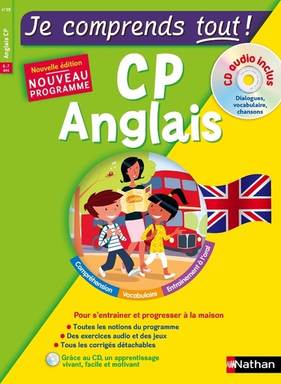 JE COMPRENDS TOUT ! ANGLAIS CP - Sandrine Guillore-Chotard - NATHAN