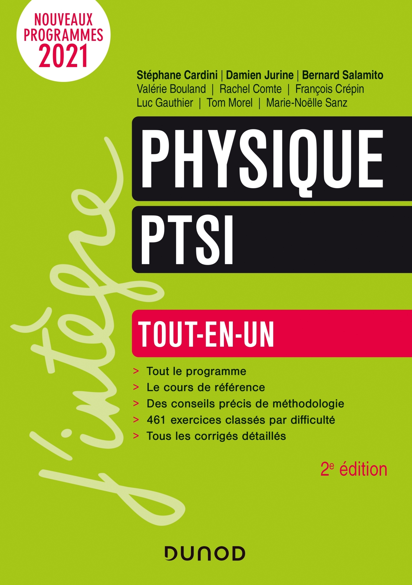 PHYSIQUE TOUT-EN-UN PTSI - 2E ED. - Stéphane Cardini - DUNOD