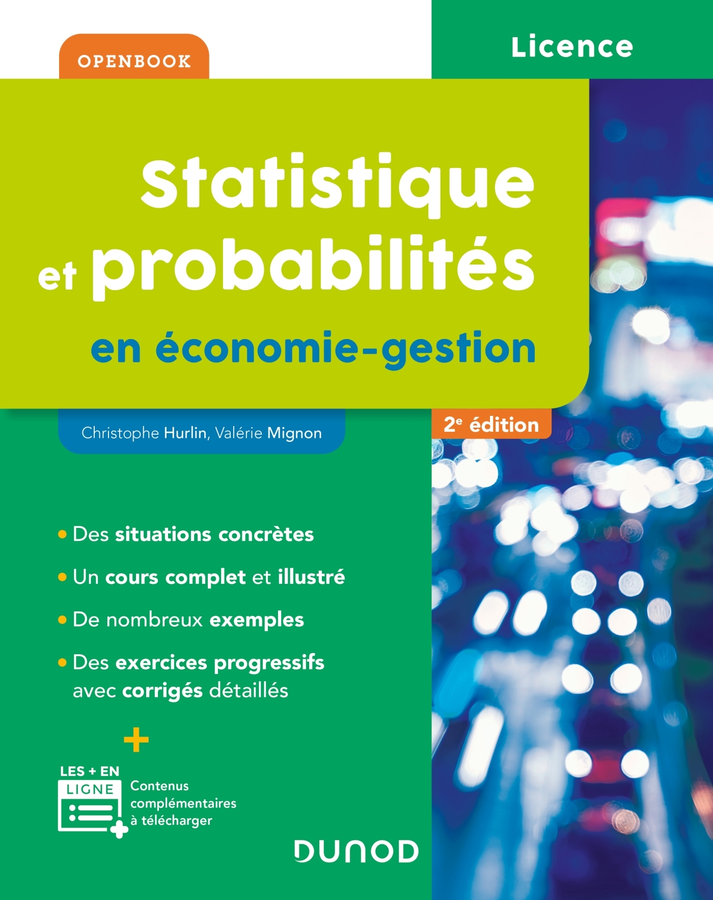 STATISTIQUE ET PROBABILITES EN ECONOMIE-GESTION - 2E ED. - Christophe Hurlin - DUNOD