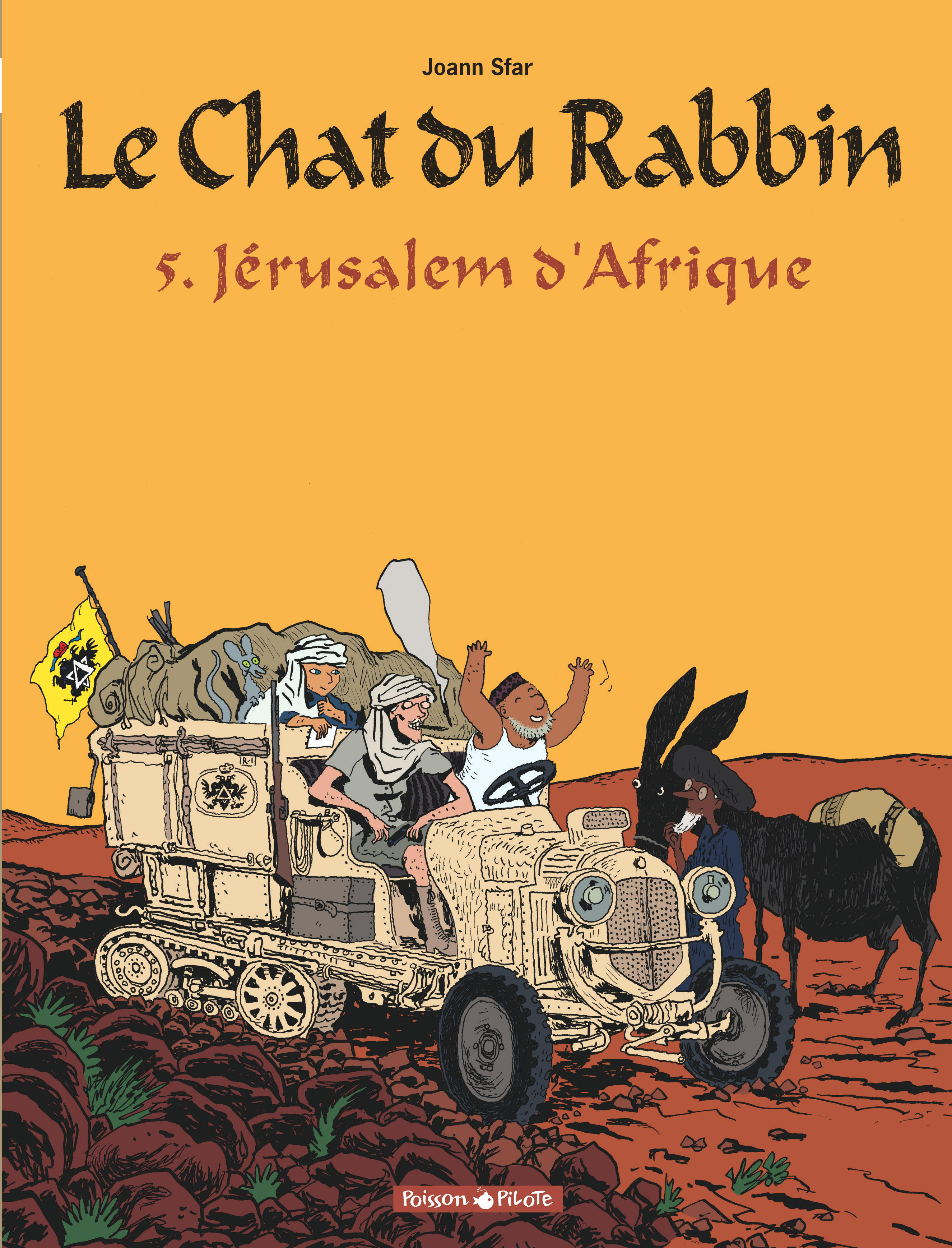 CHAT DU RABBIN T5 JERUSALEM D-AFRIQUE -  Sfar Joann - DARGAUD