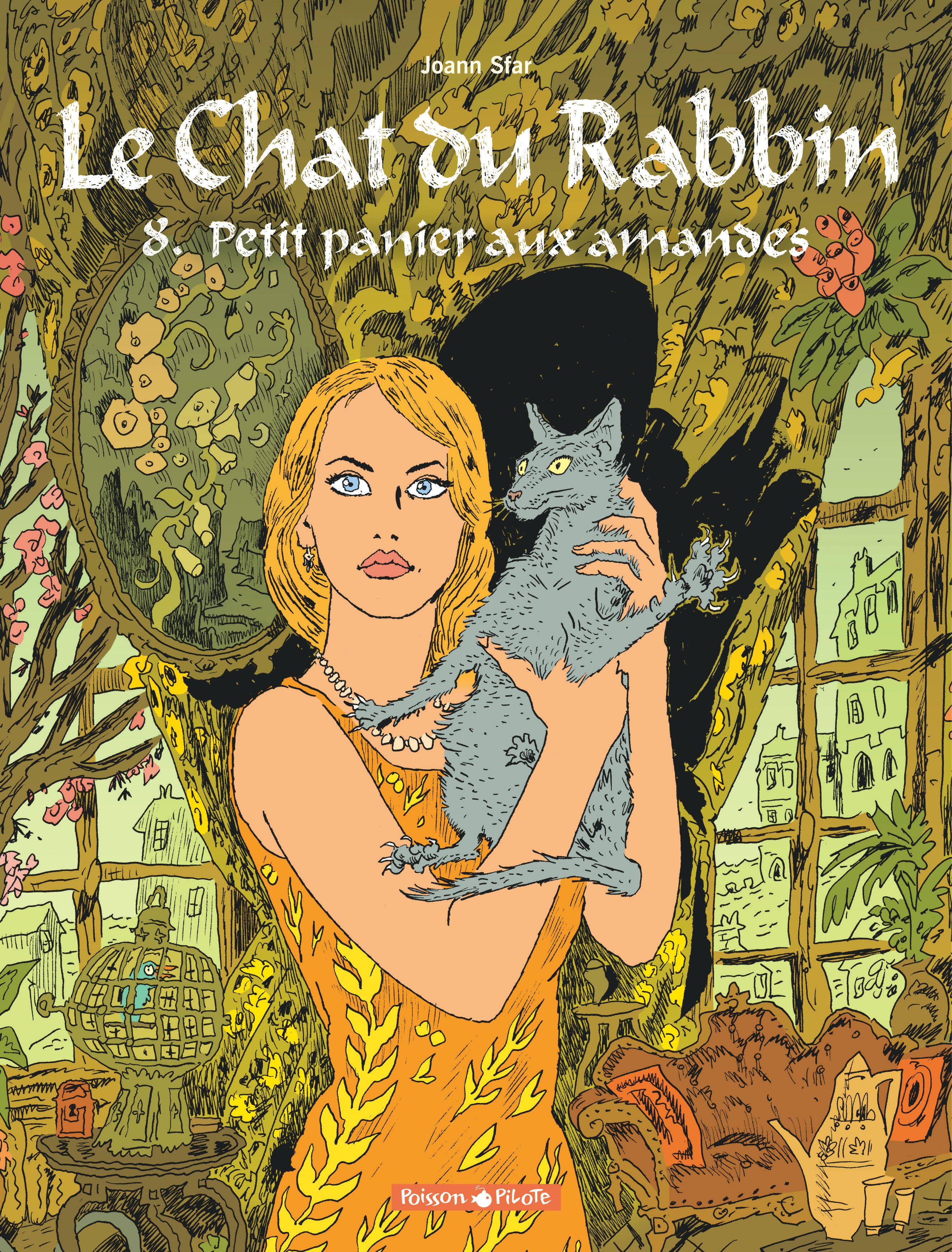 CHAT DU RABBIN T8 PETIT PANIER AUX AMANDES -  Sfar Joann - DARGAUD