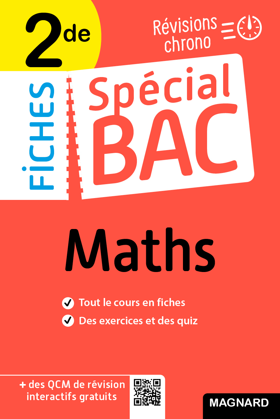 SPECIAL BAC FICHES MATHS 2NDE BAC 2022 - TOUT LE PROGRAMME EN 50 FICHES, MEMOS, SCHEMAS-BILANS, EXERC - Fabrice Fortain Dit Fortin - MAGNARD