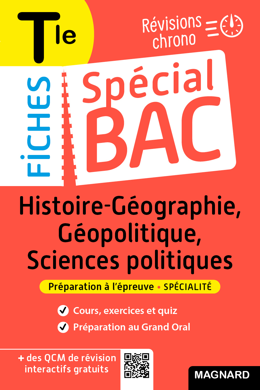 SPECIAL BAC FICHES HISTOIRE-GEO, GEOPOLITIQUE, SCIENCES PO TLE BAC 2022 - TOUT LE PROGRAMME EN 55 FI - Nicolas Verlaque - MAGNARD