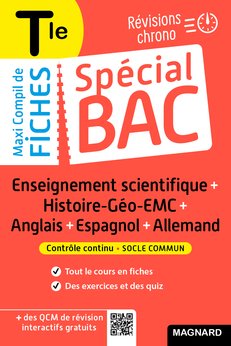 SPECIAL BAC MAXI COMPIL DE FICHES CONTROLE CONTINU TERM BAC 2022 - TOUT LE PROGRAMME EN 191 FICHES, C - Nadine Daboval - MAGNARD