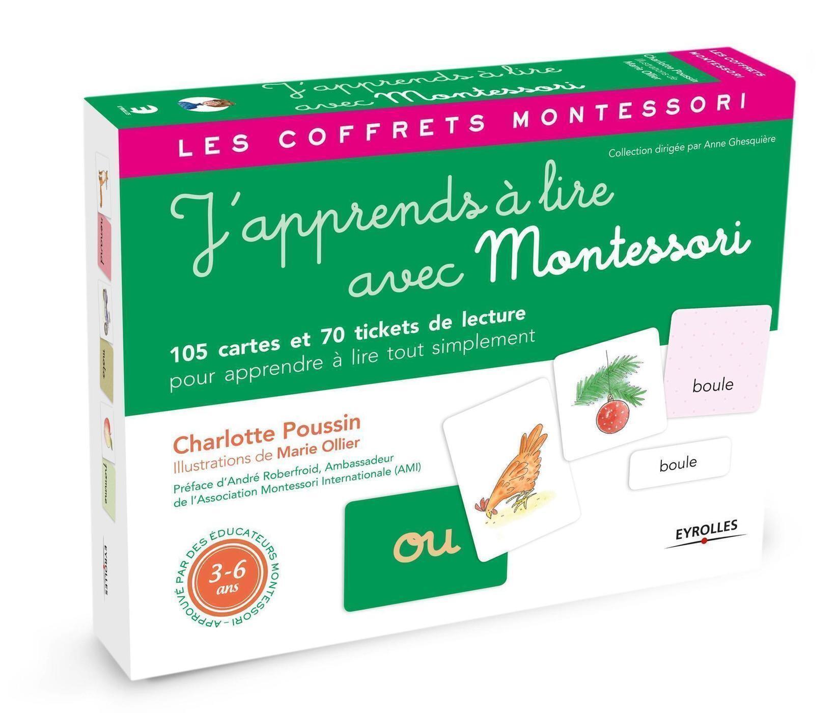 J APPRENDS A LIRE AVEC MONTESSORI - Marie Ollier - EYROLLES