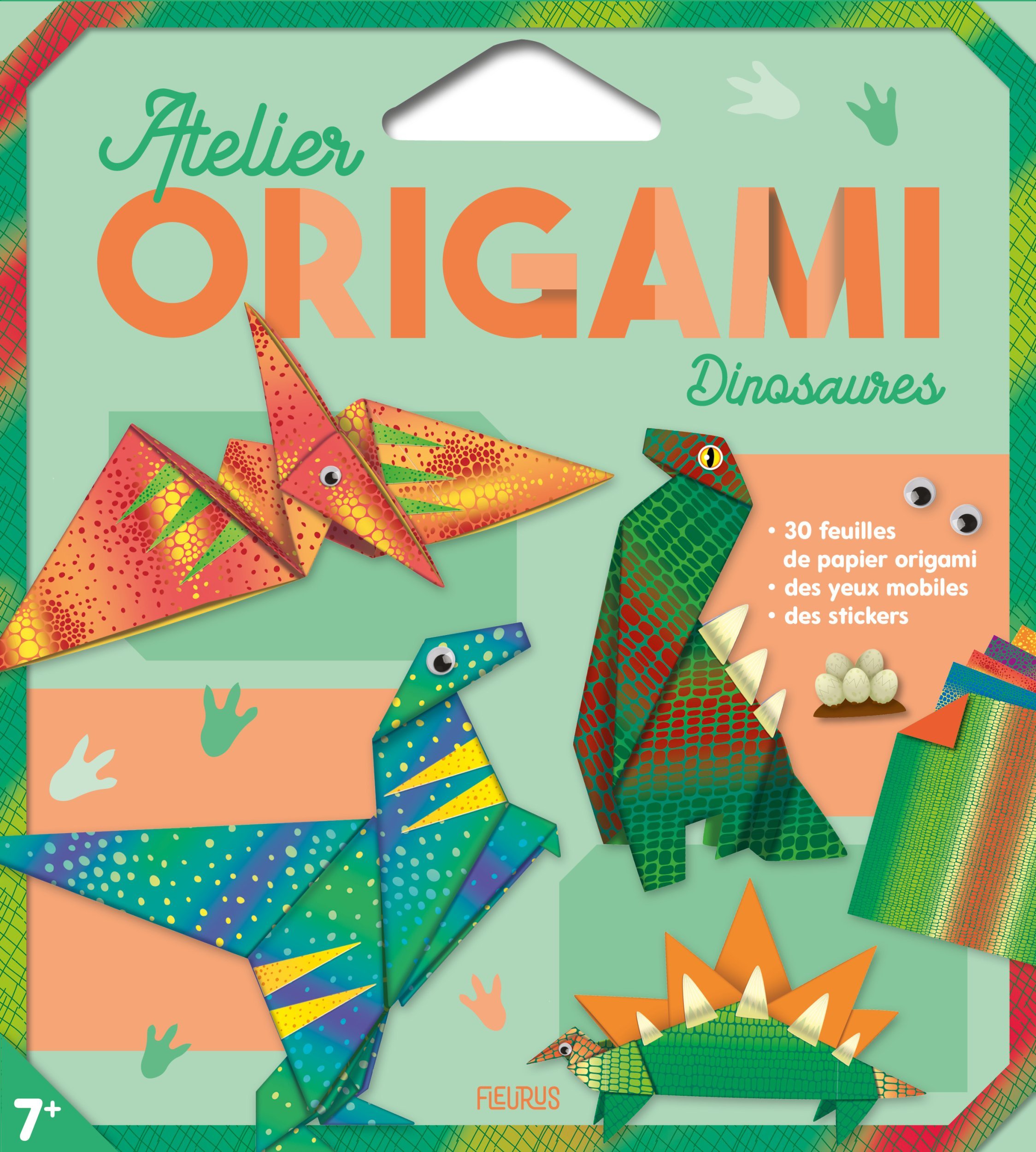 ATELIER ORIGAMI : DINOSAURES - Mayumi Jezewski - FLEURUS