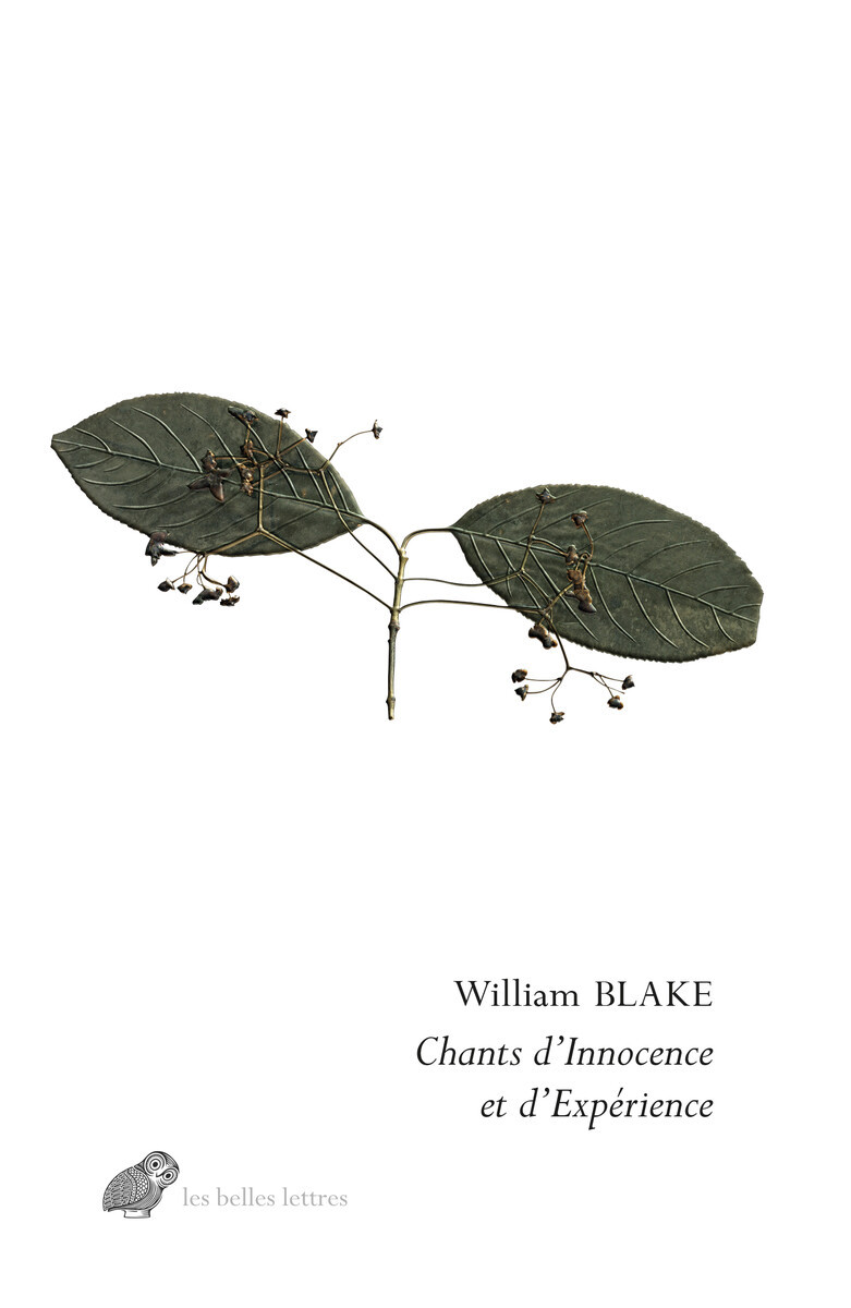 CHANTS D-INNOCENCE ET D-EXPERIENCE - William BLAKE - BELLES LETTRES