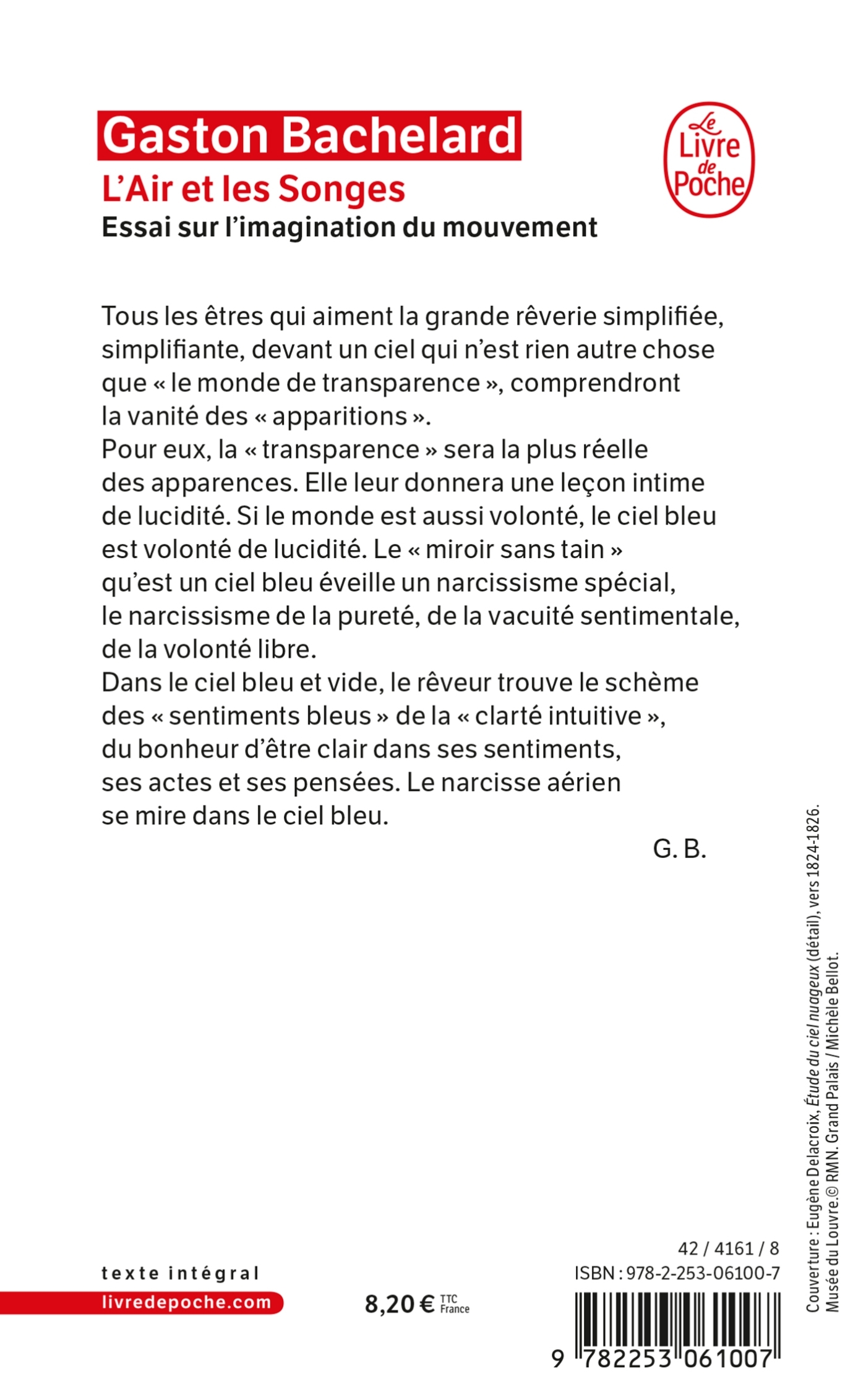 L-AIR ET LES SONGES - Gaston Bachelard - LGF