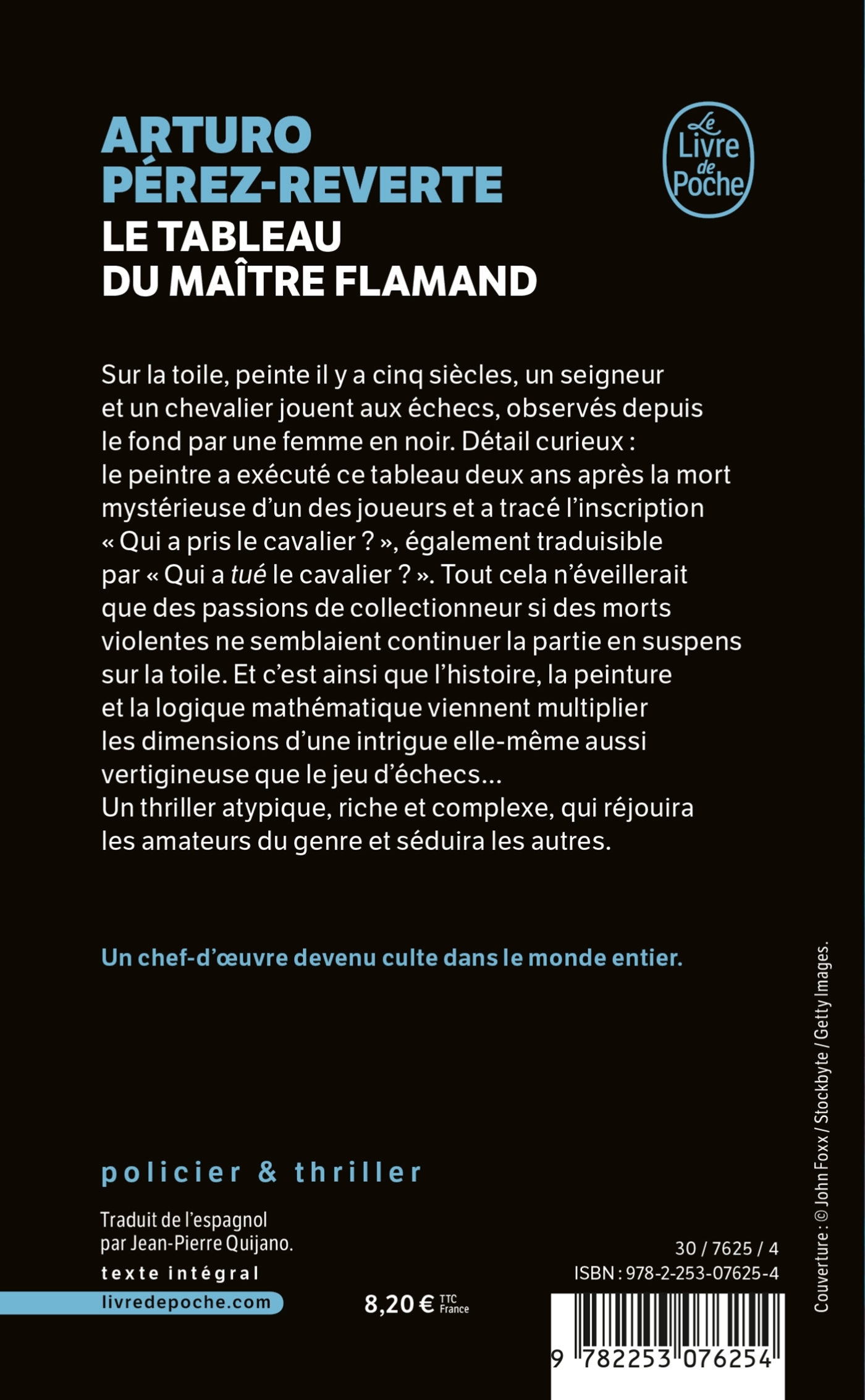 LE TABLEAU DU MAITRE FLAMAND - Arturo Pérez-Reverte - LGF