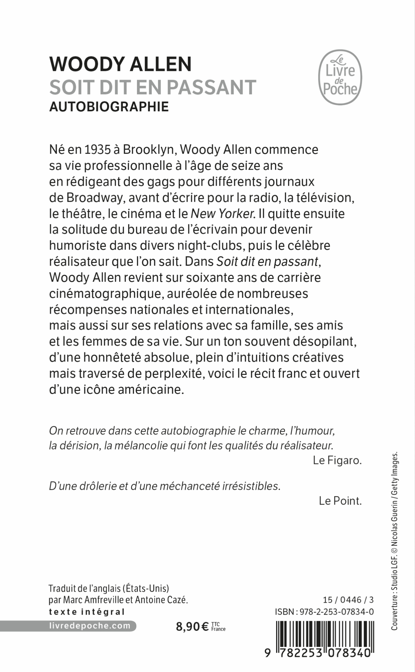 SOIT DIT EN PASSANT - Woody Allen - LGF