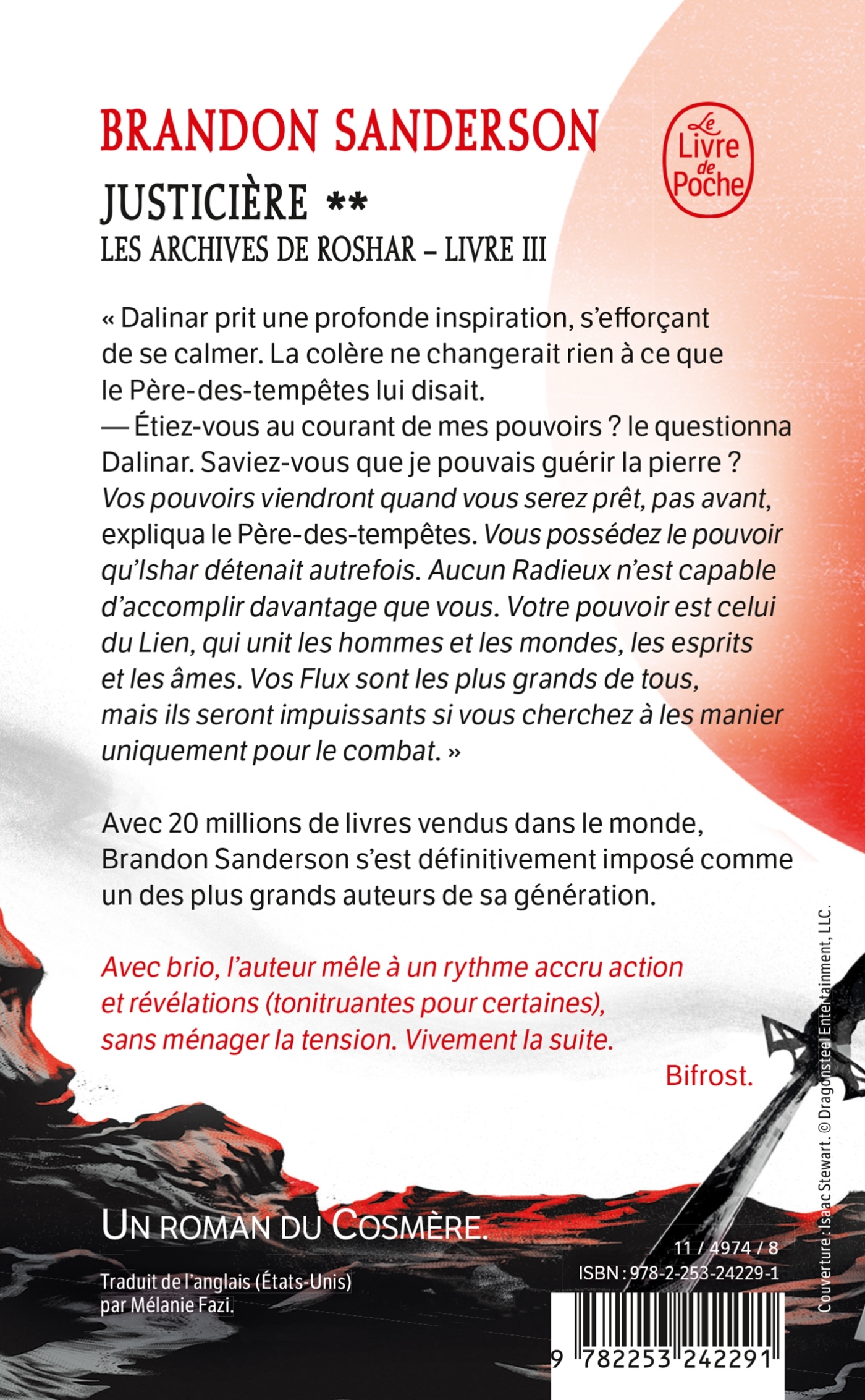 JUSTICIERE, VOLUME 2 (LES ARCHIVES DE ROSHAR, TOME 3) - Brandon Sanderson - LGF