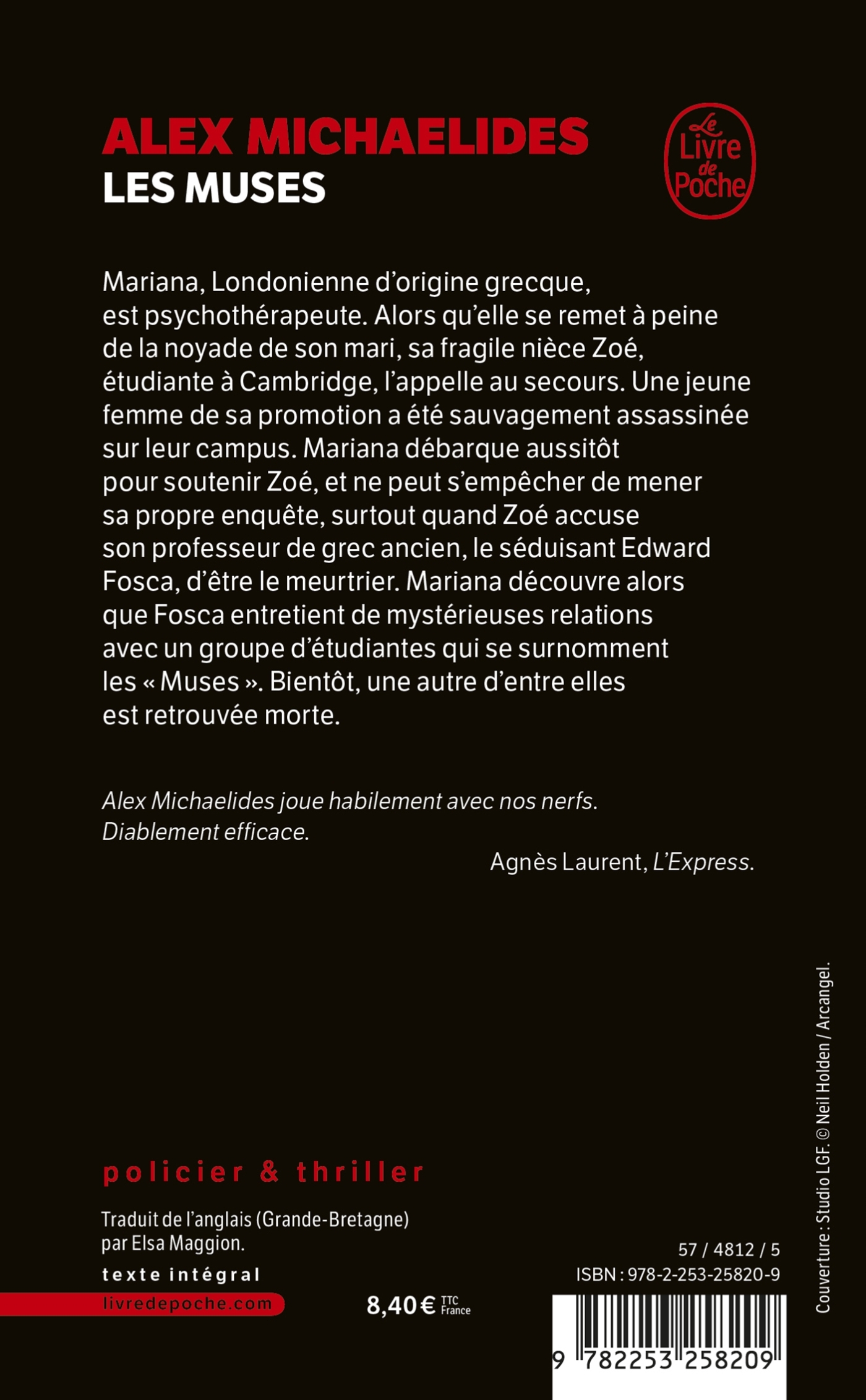 LES MUSES - Alex Michaelides - LGF