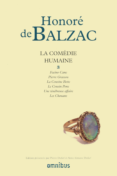 LA COMEDIE HUMAINE T3 - Honoré de Balzac - OMNIBUS