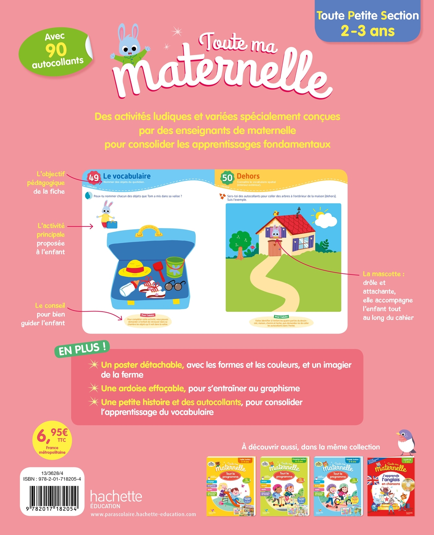 Toute ma maternelle - Tout le programmme - Toute Petite Section 2-3 ans - Caroline Marcel - HACHETTE EDUC