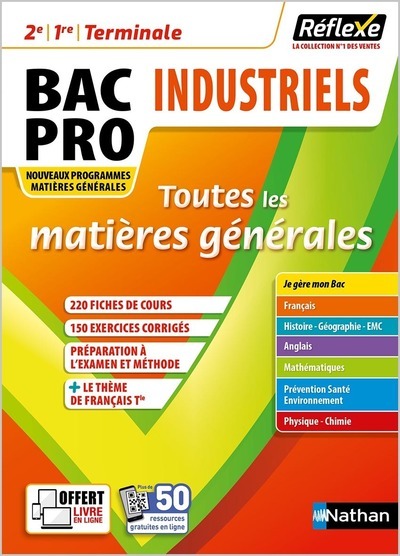 TOUTES LES MATIERES BPRO MG INDUSTRIEL - REFLEXE N 21 2021 - Stéphane Boulet - NATHAN