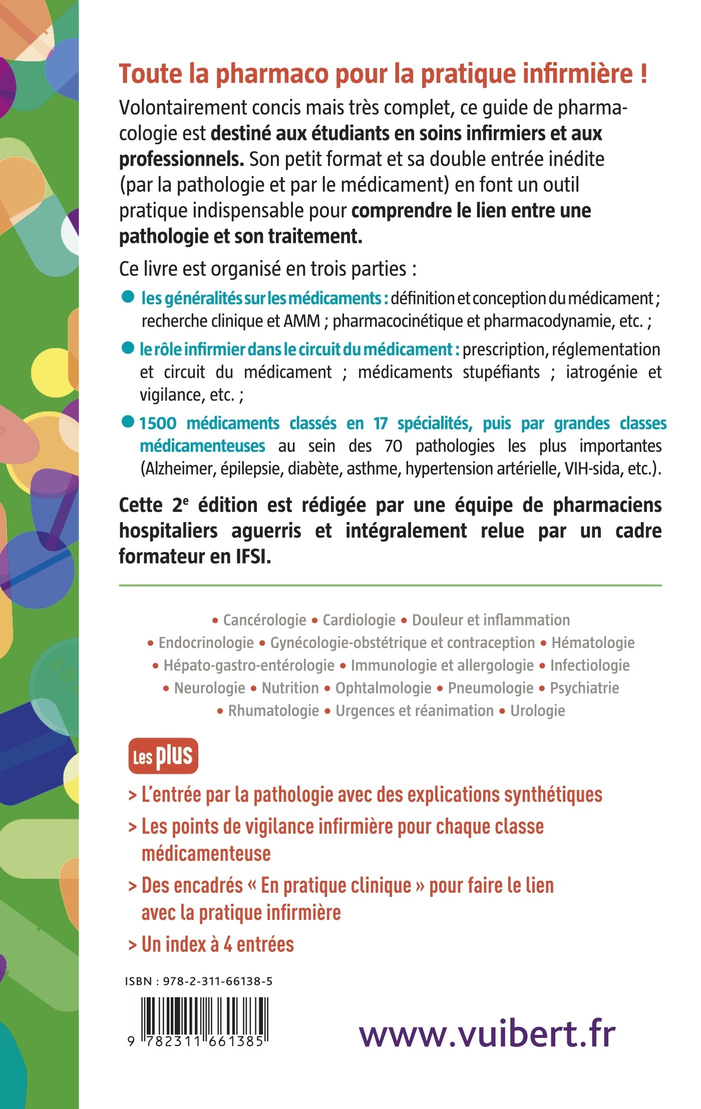 TOUTE LA PHARMACO - 280 FICHES POUR ETUDIANTS EN IFSI ET PROFESSIONNELS EN - Mathilde Dambrine - VUIBERT