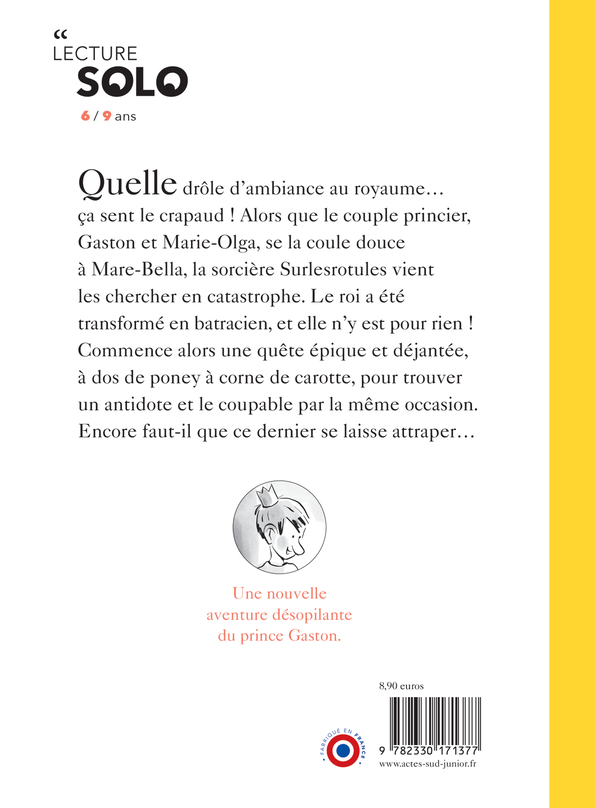 LE ROI DES CRAPAUDS - Cédric Ramadier - ACTES SUD