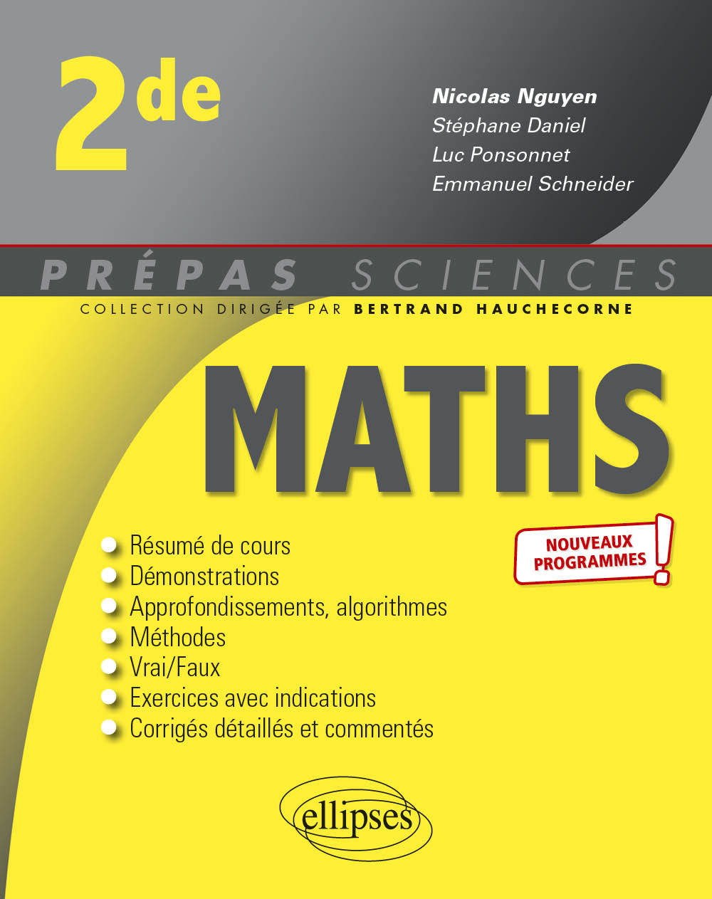 MATHEMATIQUES 2NDE - 2E EDITION - Nicolas Nguyen - ELLIPSES