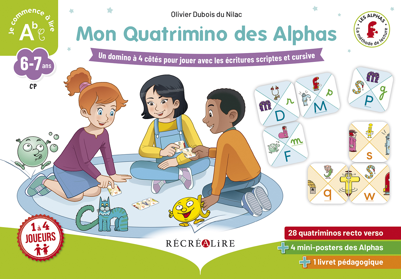 MON QUATRIMINO DES ALPHAS - NOUVELLE EDITION - Olivier Dubois du Nilac - RECREALIRE