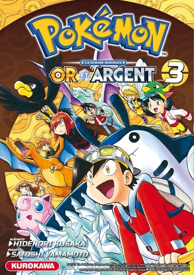 Pokémon Or et Argent - tome 3 - Hidenori Kusaka - KUROKAWA