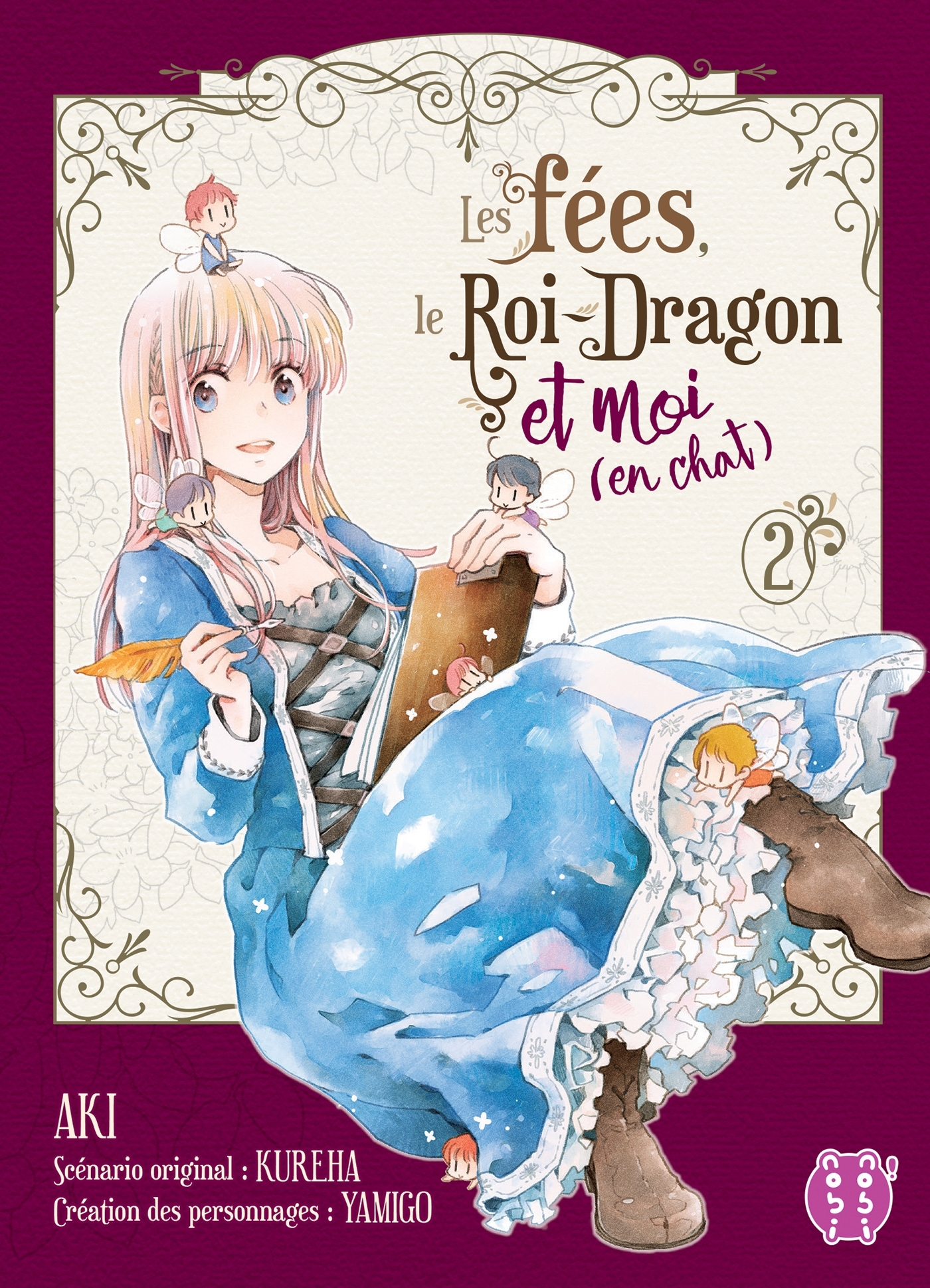 LES FEES, LE ROI-DRAGON ET MOI (EN CHAT) T02 -  Aki - NOBI NOBI