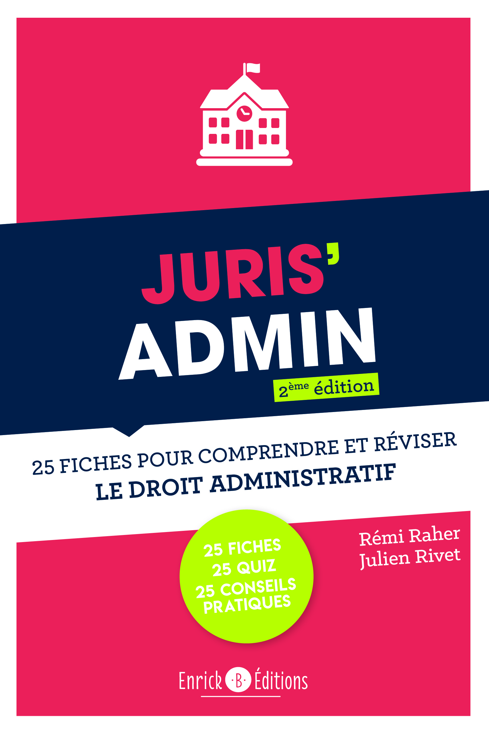 JURIS-ADMIN - 25 FICHES POUR COMPRRENDRE ET REVISER LE DROIT ADMINISTRATIF - Remi Raher - ENRICK