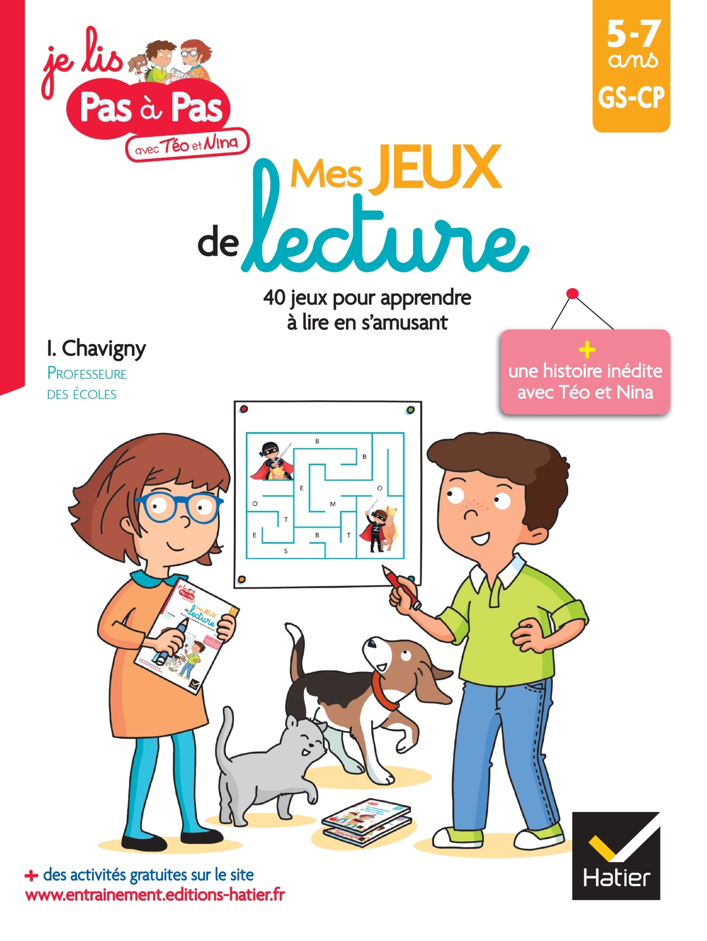 MES JEUX DE LECTURE GS-CP - Isabelle Chavigny - HATIER