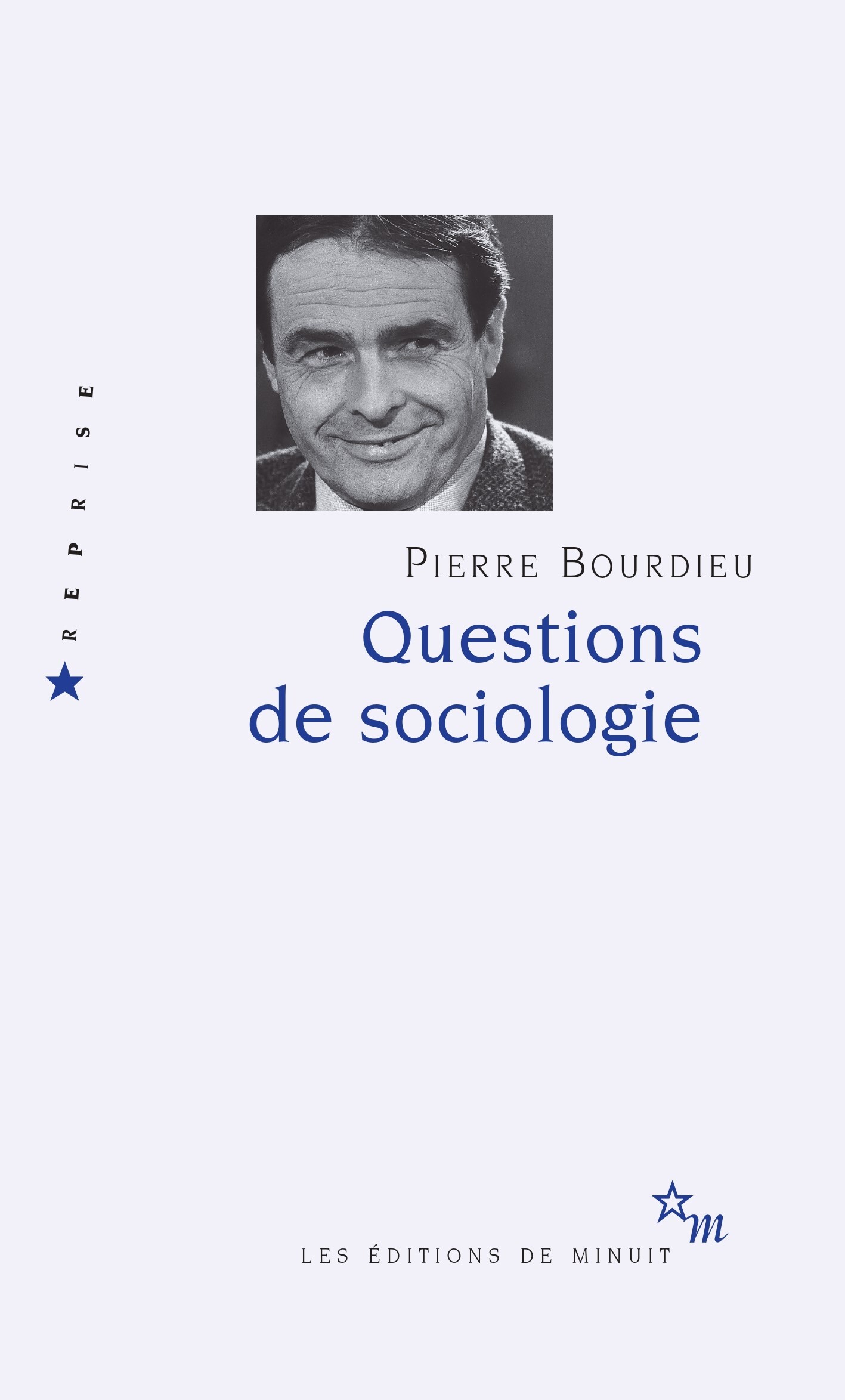 QUESTIONS DE SOCIOLOGIE - Pierre Bourdieu - MINUIT