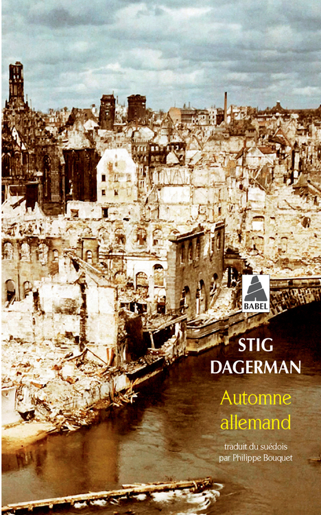 AUTOMNE ALLEMAND - Stig Dagerman - ACTES SUD