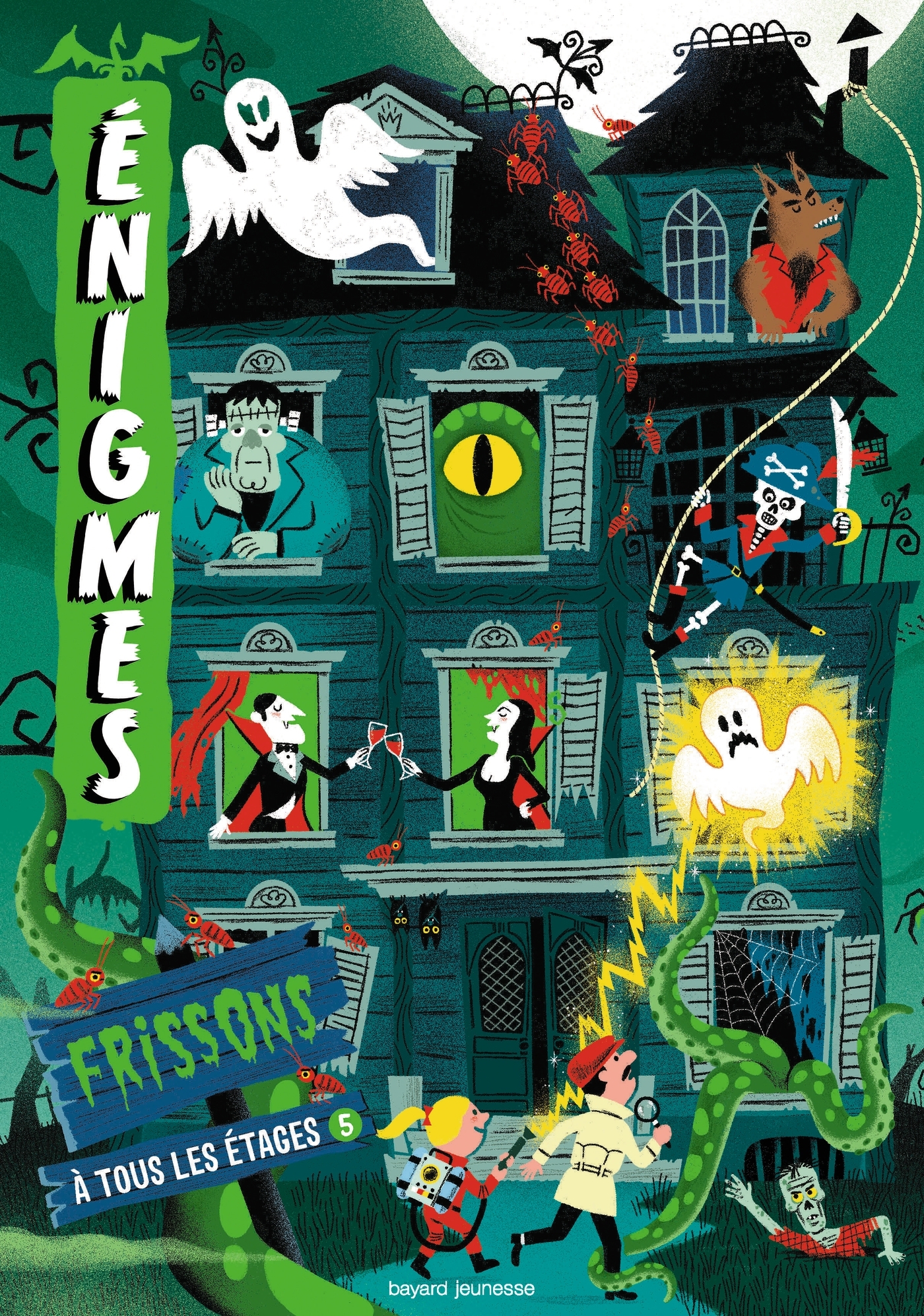 ENIGMES A TOUS LES ETAGES 5 / FRISSONS - Paul Martin - BAYARD JEUNESSE