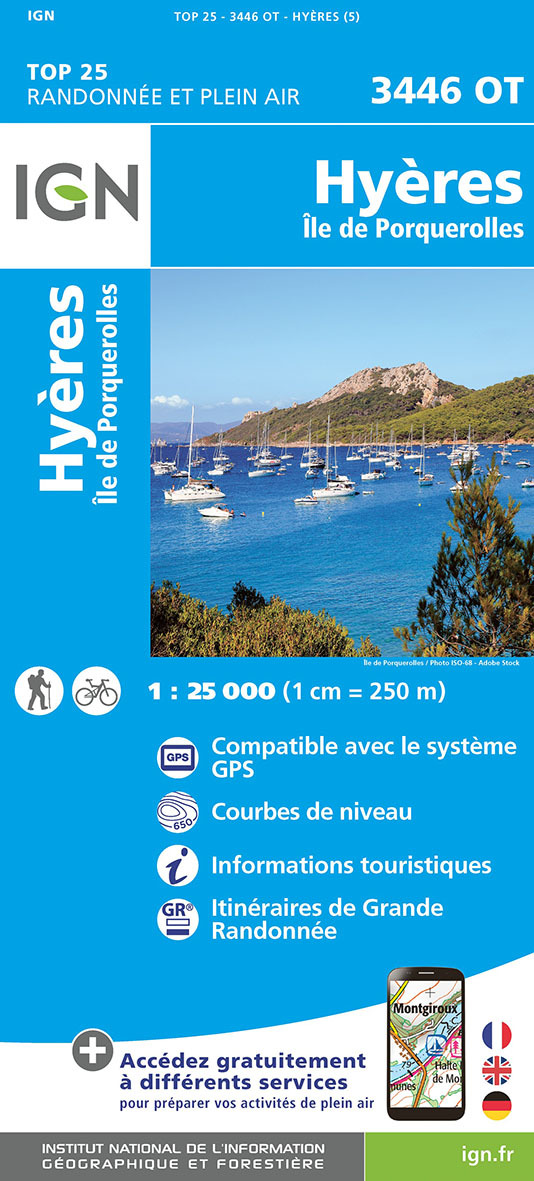 HYERES.ILE DE PORQUEROLLES (3446OT) - XXX - IGN