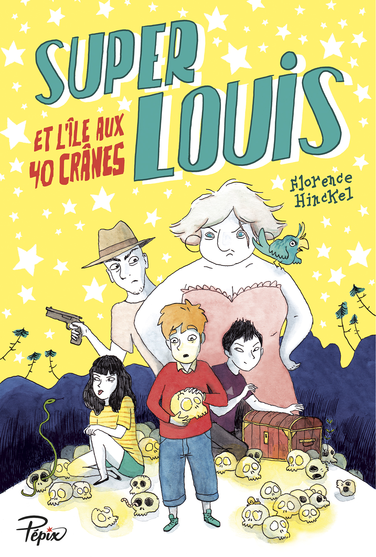 SUPER LOUIS ET L-ILE AUX 40 CRANES - Florence Hinckel - SARBACANE