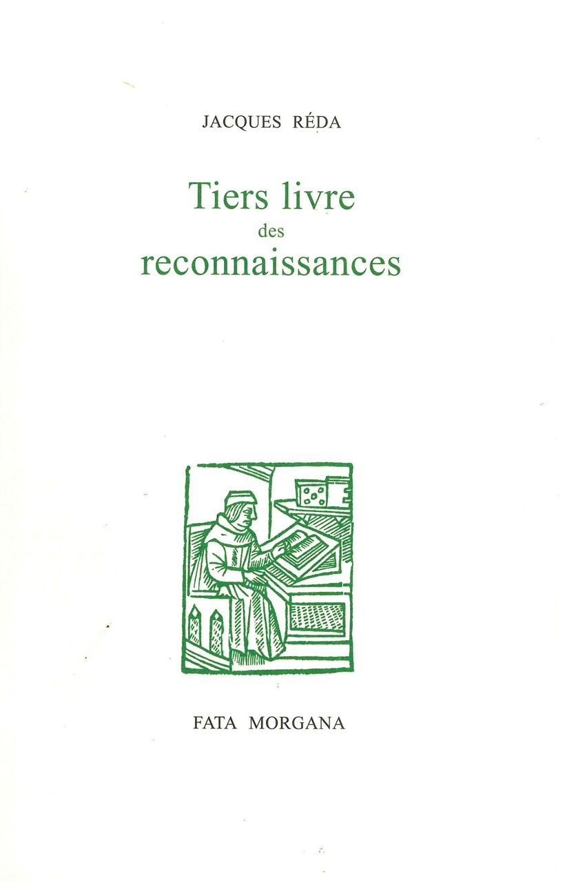 TIERS LIVRE DES RECONNAISSANCES (LE) - Jacques Réda - FATA MORGANA