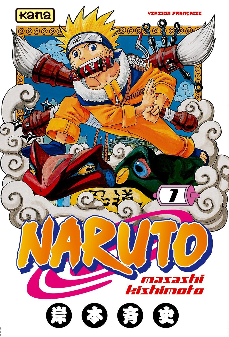 Naruto - Tome 1 avec Sticker euro -  Masashi Kishimoto - KANA