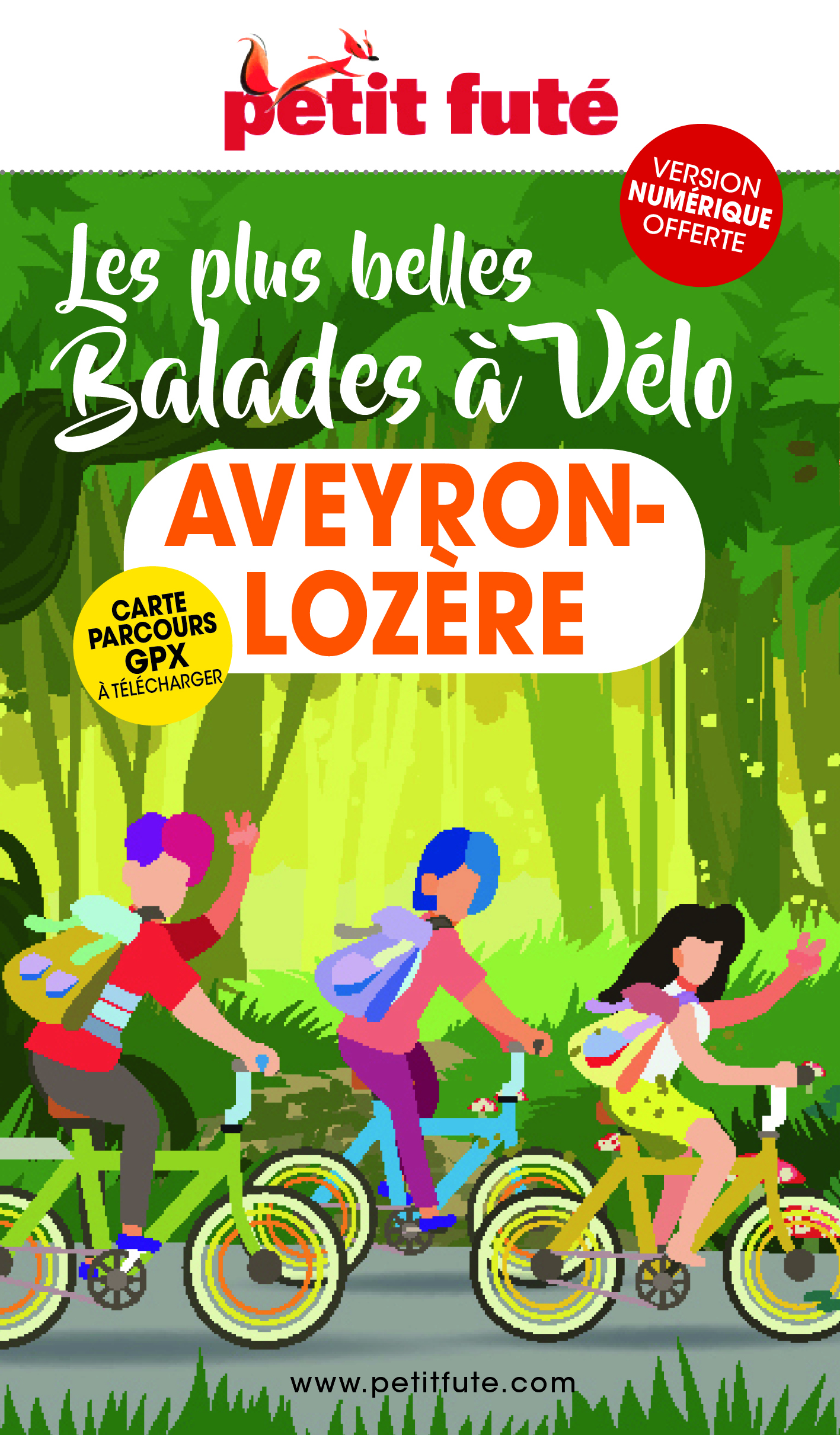 BALADES A VELO AVEYRON-LOZERE 2022 PETIT FUTE -  Auzias d. / labourdette j. & alter - PETIT FUTE