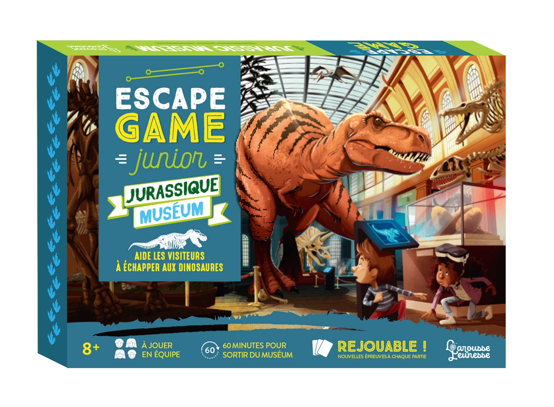 ESCAPE GAME JUNIOR - JURASSIC MUSEUM - Sandra Lebrun - LAROUSSE