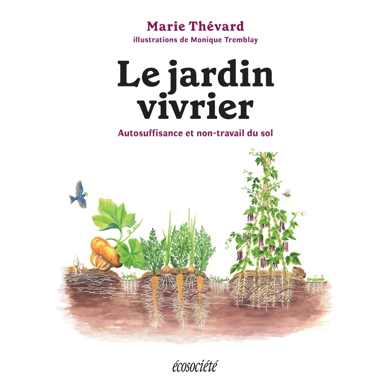 LE JARDIN VIVRIER - AUTOSUFFISANCE ET NON-TRAVAIL DU SOL - Marie THÉVARD - ECOSOCIETE