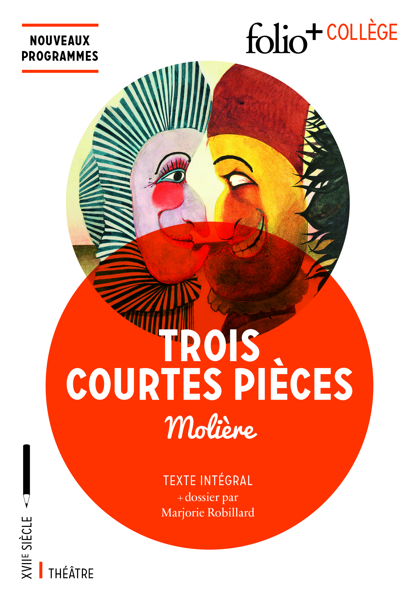 TROIS COURTES PIECES (FOLIO + COLLEGE) -  Molière - FOLIO