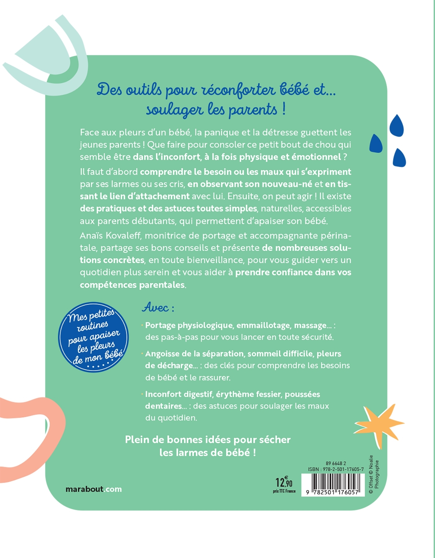 MES PETITES ROUTINES APAISER LES PLEURS DE SON BEBE - Anais Kovaleff - MARABOUT